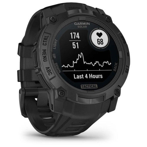 Смарт-годинник Garmin Instinct 3, Tactical, Solar, 50mm, Black,GPS смарт-годинник (010-02935-50) – Garmin (вид 2)