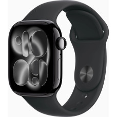 Смарт-часы Apple Watch Series 11 GPS 42mm Jet Black Aluminium Case with Black Sport Band - S/M (MEQT4RK/A)