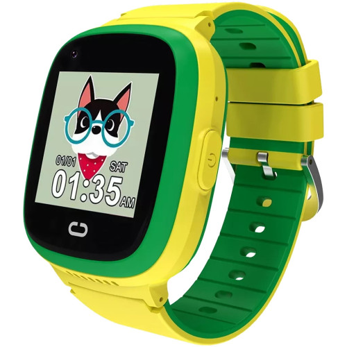 Смарт-годинник Canyon Sunny KW-48 Video 4G GPS Games Music Yellow/Green (CNE-KW48YG) – CANYON