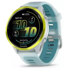 Смарт-часы Garmin Forerunner 570 - 47MM, Whitestone/Amp Yellow, GPS (010-02971-01)