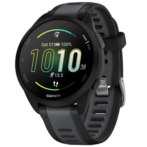 Смарт-годинник Garmin Forerunner 165, GPS, Black/Slate Grey, GPS (010-02863-20) – Garmin