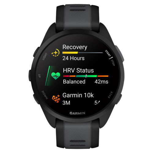 Смарт-годинник Garmin Forerunner 165, GPS, Black/Slate Grey, GPS (010-02863-20) – Garmin (вид 1)