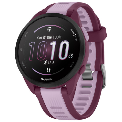 Смарт-годинник Garmin Forerunner 165 Music, GPS, WiFi, Berry/Lilac, GPS (010-02863-33) – Garmin