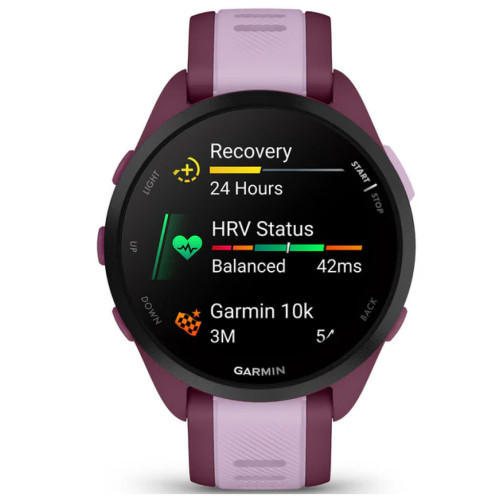 Смарт-годинник Garmin Forerunner 165 Music, GPS, WiFi, Berry/Lilac, GPS (010-02863-33) – Garmin (вид 1)