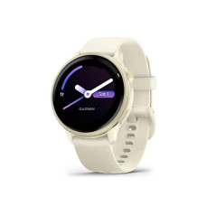 Смарт-часы Garmin vivoactive 6, Bone/Lunar Gold, GPS смарт-годинник (010-02985-01)
