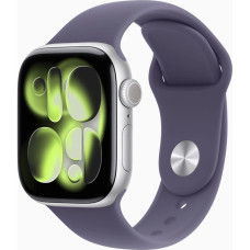 Смарт-часы Apple Watch Series 11 GPS 42mm Silver Aluminium Case with Purple Fog Sport Band - S/M (MEU64RK/A)