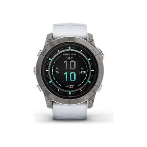 Смарт-часы Garmin EPIX PRO (g2), 51, Saph, Ti, Whitestone, GPS (010-02804-11) – Garmin (вид 1)