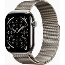 Смарт-часы Apple Watch Series 11 GPS + Cellular 46mm Natural Titanium Case with Natural Milanese Loop - M/L (MFD04RK/A)