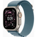 Смарт-часы Apple Watch Ultra 3 GPS + Cellular 49mm Natural Titanium Case with Light Blue Alpine Loop - Medium (MEWM4QP/A) – Apple