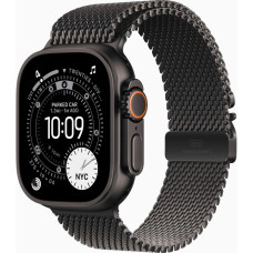 Смарт-часы Apple Watch Ultra 3 GPS + Cellular 49mm Black Titanium Case with Black Titanium Milanese Loop - Medium (MF1Q4QP/A)
