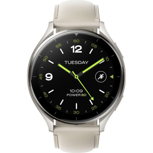 Смарт-годинник Xiaomi Watch 2 Titan BHR9306GL Gray Case White Leather Strap (1093970) – Xiaomi (вид 1)