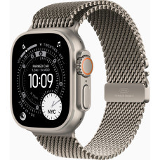 Смарт-часы Apple Watch Ultra 3 GPS + Cellular 49mm Natural Titanium Case with Natural Titanium Milanese Loop - Sm (MEWW4QP/A)