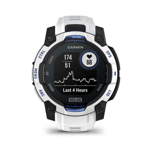 Смарт-часы Garmin Instinct 3, 45mm, Solar, Whitestone with Whitestone Band, GPS смарт-годинник (010-02934-03) – Garmin (вид 1)