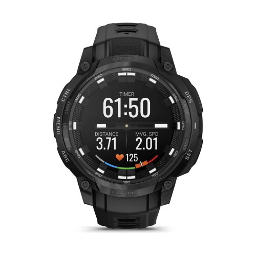 Смарт-годинник Garmin Instinct Crossover AMOLED, Tactical, Black/Black, GPS смарт-годинник (010-03398-02) – Garmin (вид 1)