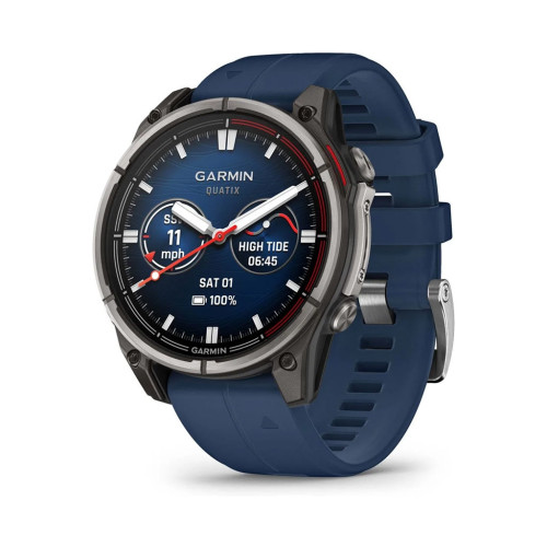 Смарт-часы Garmin quatix 8 47mm, AMOLED, Saph, GPS смарт-годинник (010-02904-51) – Garmin