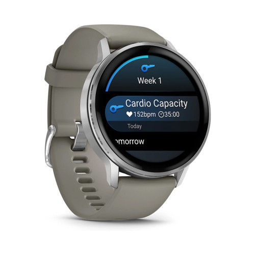 Смарт-годинник Garmin Venu 4 (45mm), Black w/ Silver + Gray, GPS смарт-годинник (010-03014-01) – Garmin (вид 2)