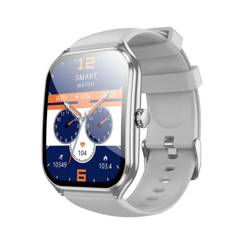 Смарт-часы HOCO Y28 AMOLED Smart sports watch (call version) Silver (6942007648486) – HOCO