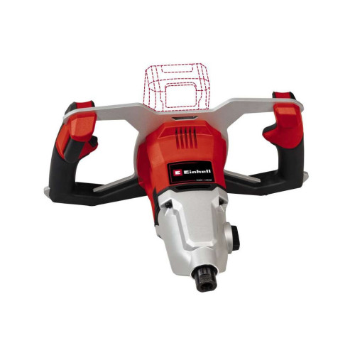Міксер будівельний Einhell TP-MX 18-2 Li BL - Solo, PXC, 18В, 450/720об/хв, М14, 60Нм (без АКБ та ЗП) (4258770) – Einhell (вид 3)