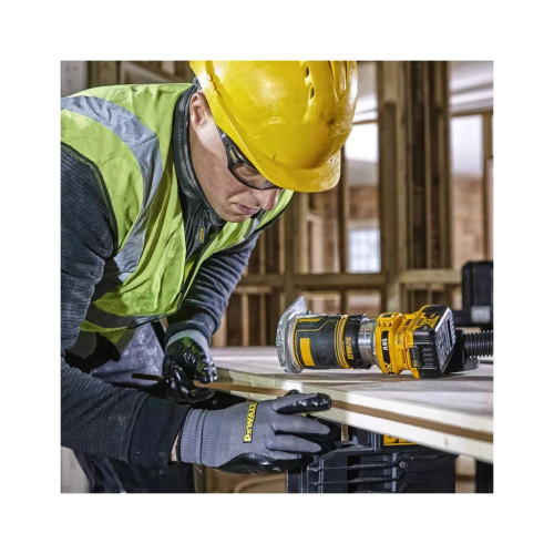 Фрезер DeWALT 18В XR Li-lon, бесщёточный, 16000-25500 об/мин, цанга 6-8 мм, (без АКБ и ЗУ) (DCW604N) – Dewalt (вид 2)