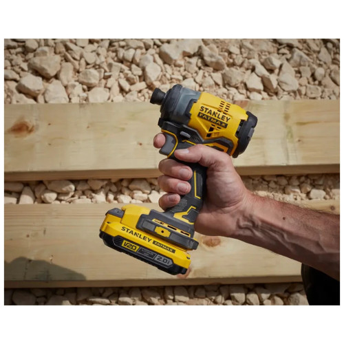 Гайковерт Stanley FatMax, 18V, 2x2Ah, 190Нм, 2900об/мин, 3800уд/мин (SFMCF820D2K) – Stanley (вид 3)