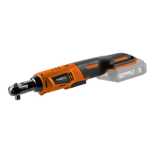 Гайковерт Neo Tools кутовий Energy+ 18V, 250об/хв, 60Нм, 3/8", адаптер 1/2" (без АКБ та ЗП) (04-603) – Neo Tools