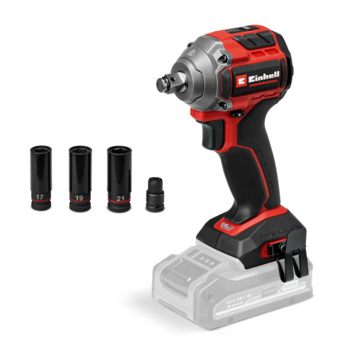 Гайковерт Einhell Professional TP-CW 18/260-C Li BL - Solo 18V, безщітковий, 260Нм 0-2700об/хв, 0.95кг (без АКБ та (4510090) – Einhell (вид 2)