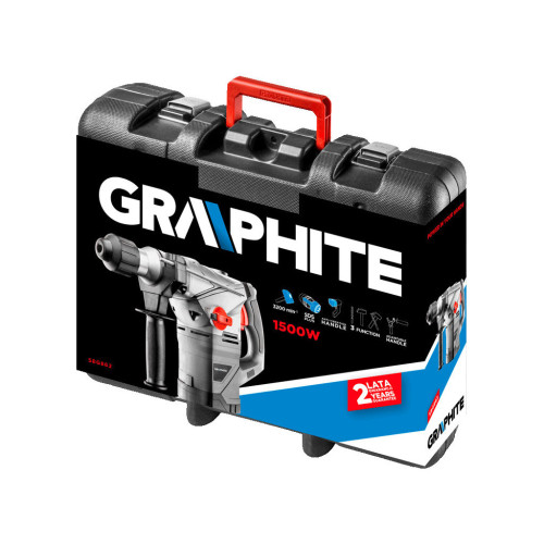 Перфоратор Graphite SDS+ 1500 Вт (58G862) – GRAPHITE (вид 1)