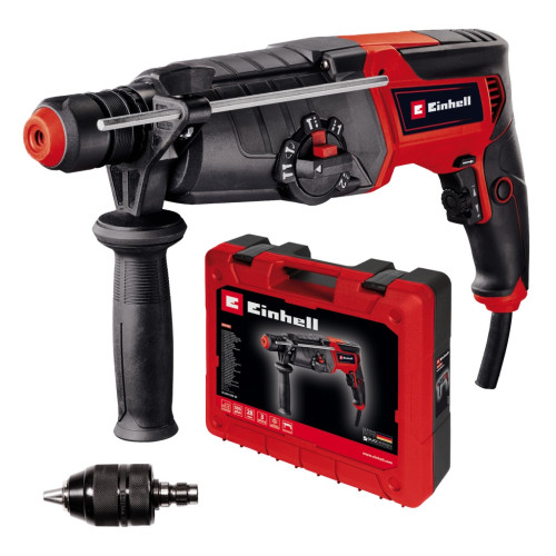 Перфоратор Einhell TE-RH 950 5F, SDS+, 950Вт, 3Дж, 2 швидкості, кейс (4257978) – Einhell