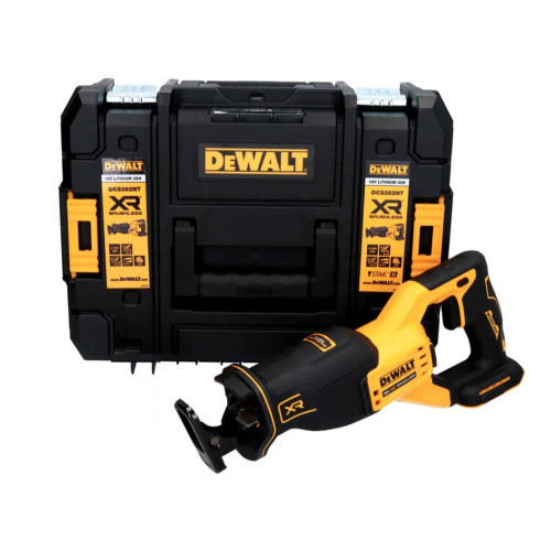 Шабельна пила DeWALT 18 В XR Li-lon, 0 - 3200 ход/хв, кейс TSTAK (без АКБ та ЗП) (DCS382NT) – Dewalt (вид 1)