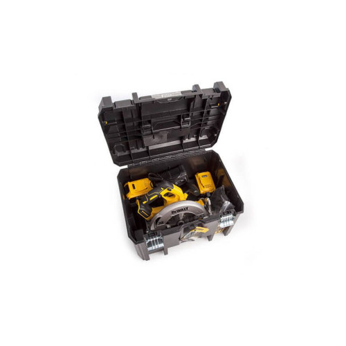 Дискова пила DeWALT 18В XR Li-Ion, диск 184х16 мм, 3.6 кг, 2x5Ah, кейс TSTAK (DCS570P2) – Dewalt (вид 2)