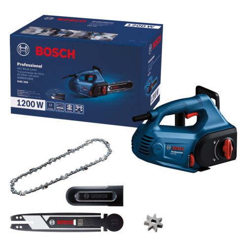 Ланцюгова пила Bosch Professional для газобетонных блоків GAC 250, 1200 Вт, 330 мм, 3/8 (0.601.2B6.020) – BOSCH (вид 1)