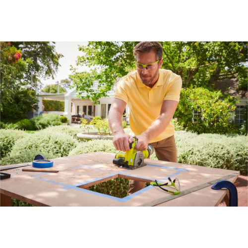 Дисковая пила Ryobi R18MMS-0, 18В ONE+, диск 85мм (без АКБ та ЗП) (5133004515) – Ryobi (вид 1)