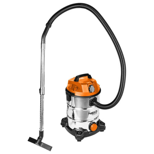 Пилосос будівельний Neo Tools 1400Вт, 18 кПа, 30л, HEPA, колеса, 5.92кг (04-738) – Neo Tools