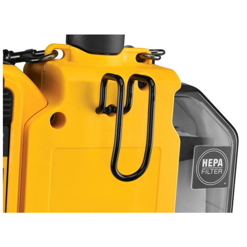 Пылесос строительный DeWALT 18В XR Li-Ion, HEPA Filter, 1.65 кг (без АКБ и ЗУ) (DWH161N) – Dewalt (вид 1)