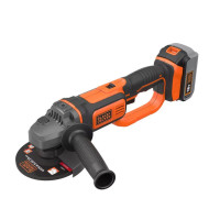 Шлифовальная машина Black&Decker 18V, 4Ah, 125 мм, 8600 об/мин (BCG720M1)