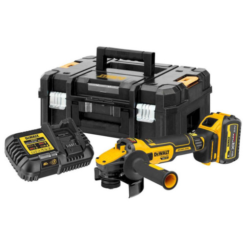 Шліфувальна машина DeWALT 18В XR Li-lon 6Ah, 125 мм, 3000-9000об/хв (DCG409VST1) – Dewalt