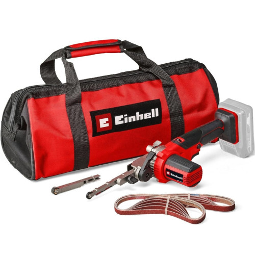 Шліфувальна машина Einhell стрічкова TE-BF 18 Li - Solo PX, 18В, 2 насадки 9/13мм, сумка (без АКБ та ЗП) (4461000) – Einhell