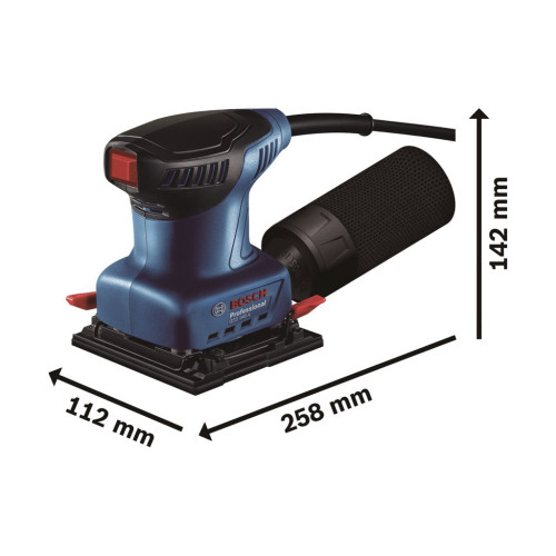 Шліфувальна машина Bosch GSS 140 A 220Вт, платформа 101х112, 28000кол/хв, 1.1кг (0.601.2A8.021) – BOSCH (вид 2)