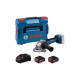 Шлифовальная машина Bosch GWS 18V-11 125мм, 18В, 2x5Ah, 0-9000об/мин, 1.7кг, кейс (0.601.9N4.103)