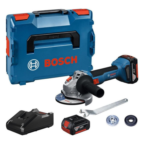 Шліфувальна машина Bosch GWS 18V-8 125мм, 18В, 2x5Ah, 0-11000об/хв, 1.7кг, кейс (0.601.9N9.003) – BOSCH