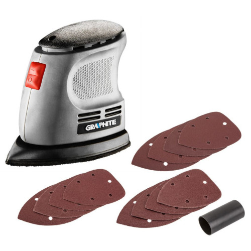 Шліфувальна машина Graphite вібраційна Delta 105W, 140х140х97, 24000кол/хв (59G335) – GRAPHITE (вид 1)