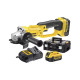 Шлифовальная машина DeWALT 18В XR Li-lon, 2x4Ah, 125 мм, 8000 об/мин (DCG412M2)