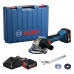 Шліфувальна машина Bosch GWS 18V-8 125мм, 18В, 2x4Ah, 0-11000об/хв, 1.7кг, кейс (0.601.9N9.020) – BOSCH