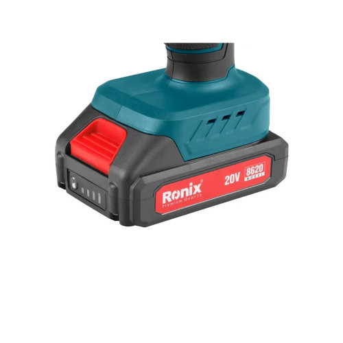 Шуруповерт Ronix акумуляторний 20В, 1.5Ah x 2 (8620) – Ronix (вид 4)