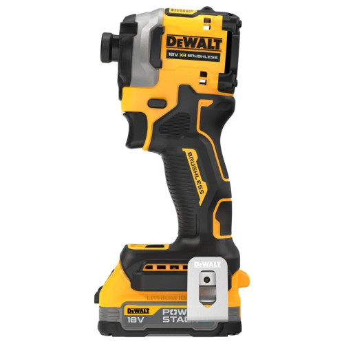 Шуруповерт DeWALT 18 В XR Li-lon PowerStack 1.7Ah, 206 Нм,кейс TSTAK (DCF850E1T) – Dewalt (вид 2)