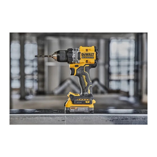 Шуруповерт DeWALT XR Li-Ion PowerStack 90 Нм, 18V 1x1.7Ah, кейс TSTAK (DCD800E1T) – Dewalt (вид 1)