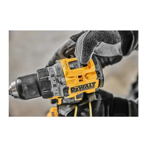 Шуруповерт DeWALT XR Li-Ion PowerStack 90 Нм, 18V 1x1.7Ah, кейс TSTAK (DCD800E1T) – Dewalt (вид 3)