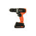Шуруповерт Black&Decker 18 В Li-Ion, 1.5Ah, 600 об/мин, 1,2 кг (BCD001C1) – BLACK&DECKER (вид 1)