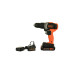Шуруповерт Black&Decker 18 В, 1.5Ah, 45 Нм,0-360/0-1400 об/мин, 21000 уд/мин, 1.3 кг (BCD003C1) – BLACK&DECKER (вид 1)