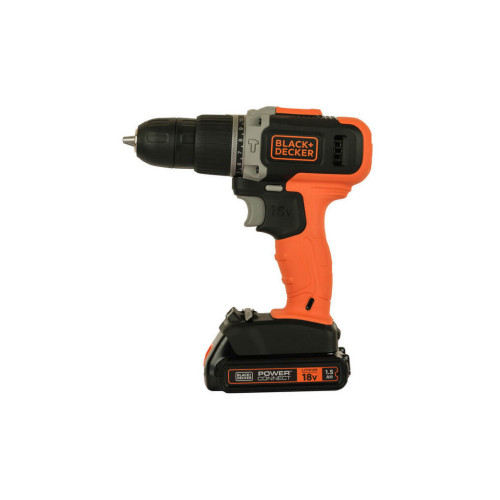 Шуруповерт Black&Decker 18 В, 1.5Ah, 45 Нм,0-360/0-1400 об/мин, 21000 уд/мин, 1.3 кг (BCD003C1) – BLACK&DECKER (вид 2)